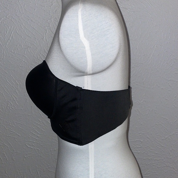 O2 Brand Strapless Black Bra 40D - Picture 2 of 9